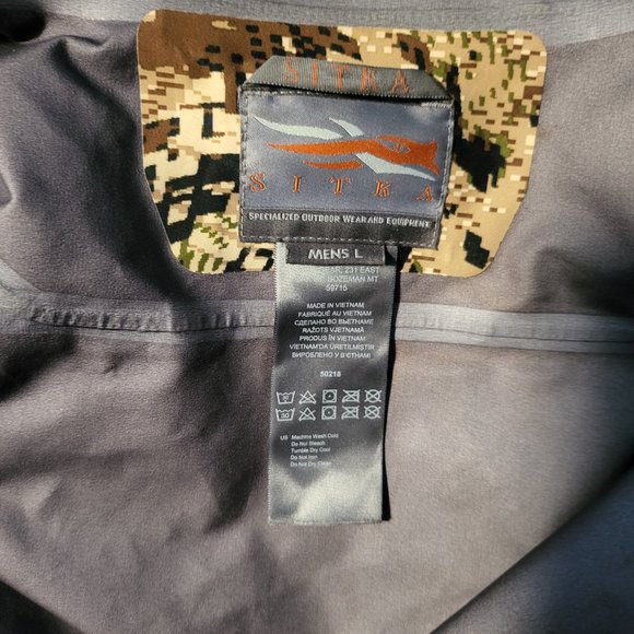 Sitka large waterproof jacket - Picture 3 of 4